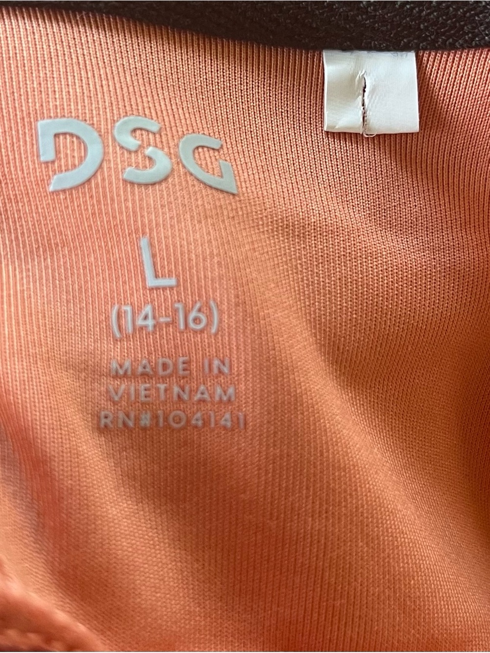 DSG Youth Large 14–16 Coral Pullover Hoodie with Zippered Pocket - Picture 6 of 8
